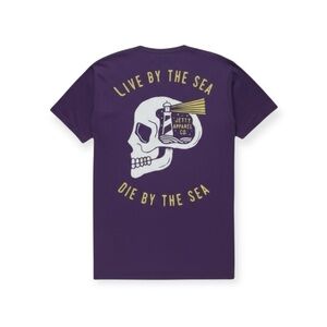 new Jetty ☀︎︎ Super Soft Skullhouse Surfer Tee T Shirt☀︎︎ Oxblood Purple ☀︎︎ XL